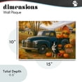 thumbnail image 3 of Autumnal Farmland Collie Dog Wall Plaque Art, design by Tom Crehan, 3 of 8