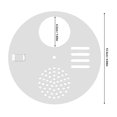 thumbnail image 3 of 10 Pcs Disque d'Entrée en Acier Inoxydable pour Contrôler l'Accès à la Ruche, 3 of 7