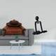 thumbnail image 2 of Sofá en miniatura para muñecas,Muebles de casa de muñecas,modelo de sofá europeo,decoración,Figura de escritorio,Escultura abstracta de pensador para decoración de oficina y hogar.,Figura, 2 of 8