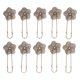 thumbnail image 1 of Broche de flor ANGGREK de Metal Portátil 10 Piezas, 1 of 8