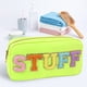 thumbnail image 5 of Bolsas Cosméticos Nailon Estuche Multifunción para Mujer Con Letras Grandes (verde), 5 of 6