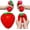 Multicolor#028, variant on Strawberry Squishy Stress Balls for Kids and Adults 1 PCS - Fruit Fidget Squeeze Toy, Anxiety Relief, Kawaii Sensory Toy, Party Favors & Desk Accessory