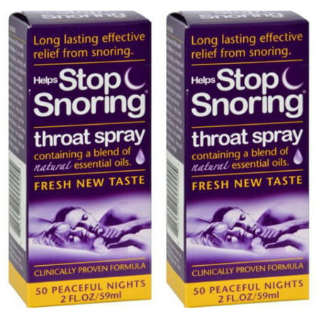 Essential Health Helps Stop Snoring Throat Spray 2 fl oz (Paks of