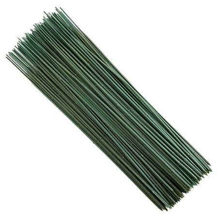 

Floral Wire | 100pcs Green Floral Wire For Crafts Flower Making | Flower Wire Sticks Floral Supplies For Bouquet Stem Wrap Floral Arranging Craft Projects Corsages Wedding Bouquet