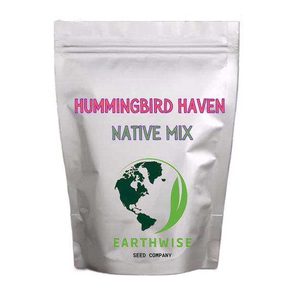 Earthwise Hummingbird Haven Flower Seed Mix, Attracts Hummingbirds,1 oz, Covers 150 sq ft