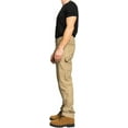 thumbnail image 5 of FULL BLUE Carpenter Canvas Pants, Regular Fit, Performance Stretch, Utility Pocket & Hammer Loop, Khaki, 44x34, 5 of 6