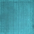 thumbnail image 1 of Ahgly Company Indoor Square Abstract Light Blue Contemporary Area Rugs, 3' Square, 1 of 4