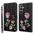 thumbnail image 1 of For Samsung Galaxy S24+ 5G 3D Painted Leather Phone Case(Rose),iPhone 13 Pro, 1 of 6