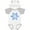 White & Heather w/ Ears, variant on Inktastic Snowflake crystals diamonds Boys or Girls Baby Bodysuit