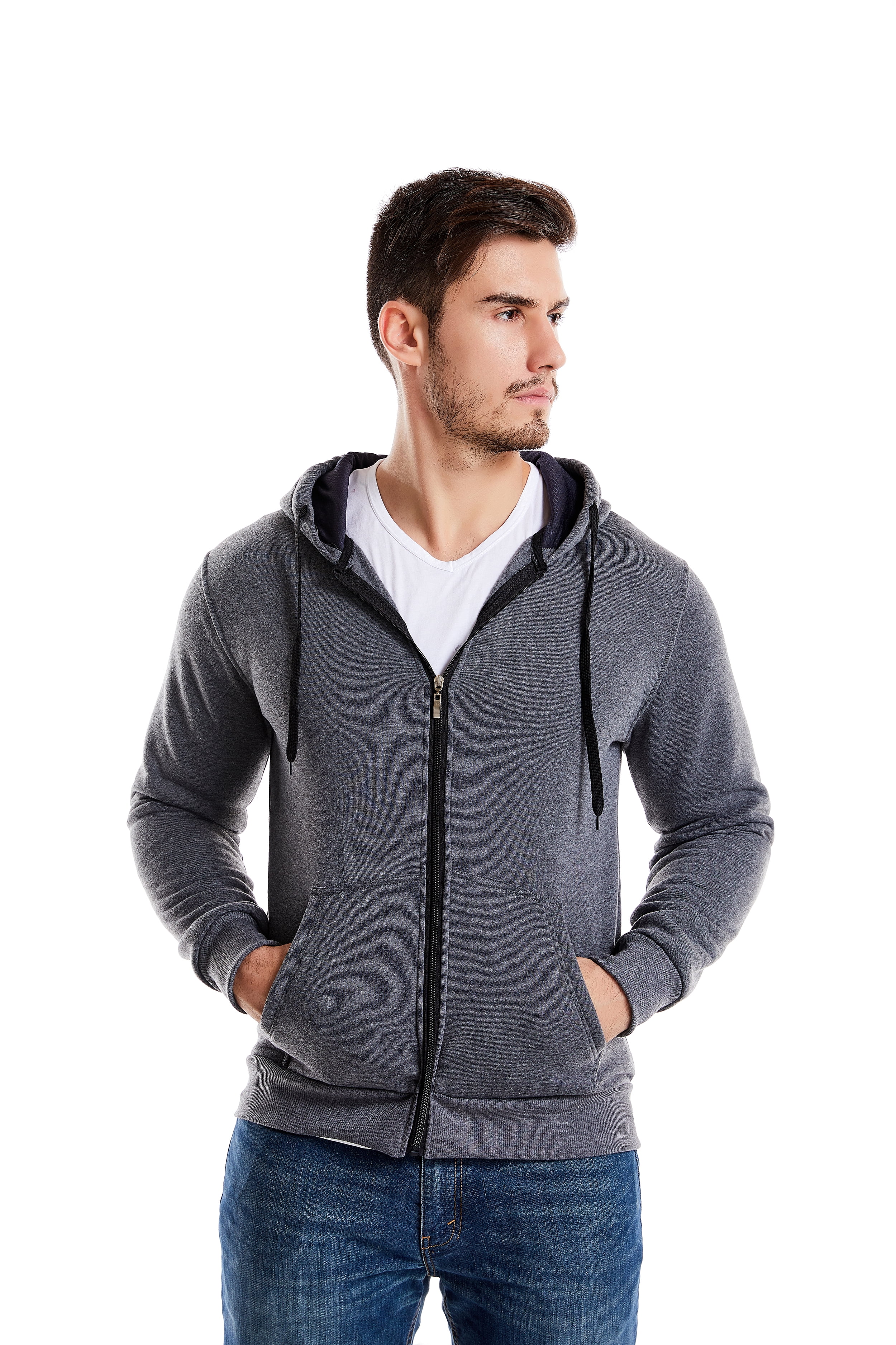 NEW MENS FALCON 1/2 ZIP FLEECY SWEAT TOP CASUAL SPORT TRACKIES HOODIE JUMPER NEW MENS FALCON 1/2 ZIP FLEECY SWEAT TOP CASUAL SPORT TRACKIES HOODIE JUMPER