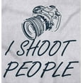 thumbnail image 2 of I Shoot People Camera Photography Pun Zip Up Hoodie Men's Women's Brisco Brands M, 2 of 6