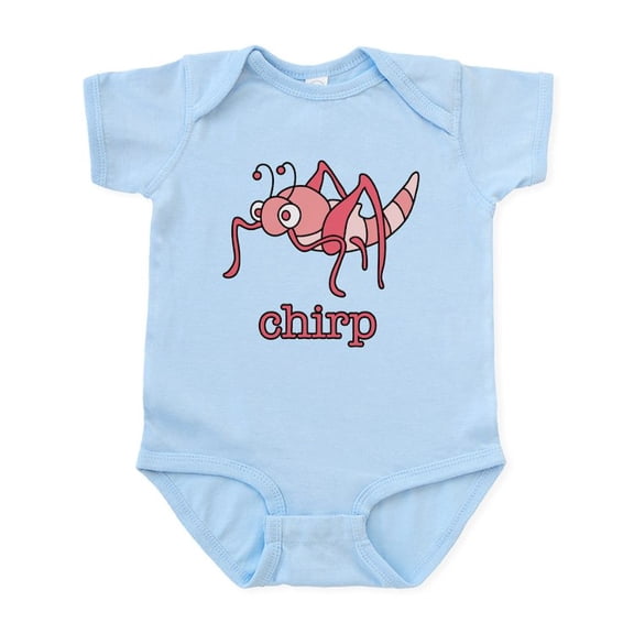 CafePress - Pink Cricket Infant Bodysuit - Baby Light Bodysuit, Size Newborn - 24 Months