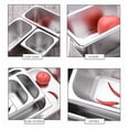 thumbnail image 2 of Ligou Plats Jetables en Acier Inoxydable Anti-Frottement 1 qt avec 1 Pack 1/2 Gastronorm, 2 of 6