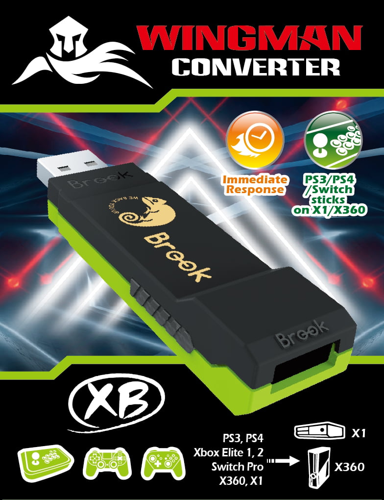 evenwicht Induceren vrijdag Brook Gaming Super Converter – PS4, PS3, Xbox One, Xbox 360, Switch Pro  Controller to Xbox One/Xbox 360 Gaming Control Adapter with Vibration  Support - Walmart.com