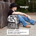 thumbnail image 3 of Wrangler Clear Waterproof Backpack, Durable Plastic Book Bag, Casual, for Girls, Clear Graphite, 3 of 6