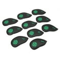 thumbnail image 1 of Four Leaf Clover Pattern 10 PCS Golf Club Top Covers, Water Proof PU Delicate Golf Iron Set Covers Suitable for Most Clubs, 1 of 7