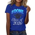 thumbnail image 2 of MEICHEN Graduation Gifts for Her: Class Of 2026 Senior 26 High School Graduation T Shirt Womens Spring Summer Tops, 2 of 4