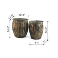 thumbnail image 5 of A&B Home Iron Flower Pot - Set of 2, 5 of 6