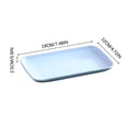 thumbnail image 3 of Rectangular Serving Plates for Hot Pot Barbecue Sausage Snacks Fruit Small Size 1-Pack, 3 of 7