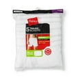 thumbnail image 2 of Big Men's Hanes White Boxer, 5 Pack, 2 of 2