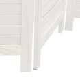thumbnail image 5 of vidaXL Room Divider 3 Panels White Solid Wood Paulownia, 5 of 5