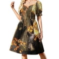 thumbnail image 2 of Vestido de manga corta INGLATERRA ST. GEORGE CROSS DE SUBGIRL, vestido de vendaje, vestido de noche para mujer, 2 of 7