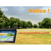 URFRU 9 inch GPS Navigation with Offline Maps for Truck, RV, Pickup and Car