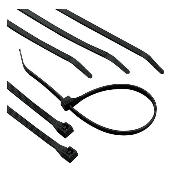 Gardner Bender 12" Heavy Duty Cable Ties UV Black 100/Carton (623-46-412UVB)