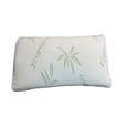 thumbnail image 2 of ViscoLogic Luxury Shredded Memory Foam Pillow with Thin Memory Foam Shell, Cool Bamboo Mix Fabric Cover - Never compressed- Pillow (Single, Queen), 2 of 4