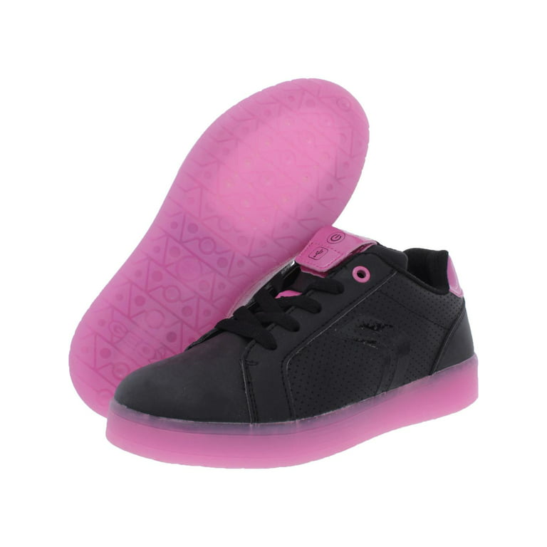Sumergir cisne impulso Geox Respira Girls Kommodor Light-Up Shoes Black 2 Medium (B,M) Little Kid  - Walmart.com