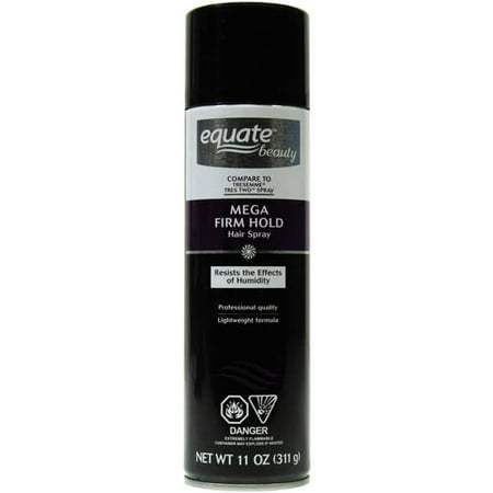 (2 Pack) Equate Beauty Mega Firm Hold Hair Spray, 11