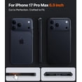 thumbnail image 2 of Funda TORRAS para iPhone 17 Pro Max Magnética Slim Mate Negra, 2 of 8