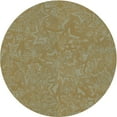 thumbnail image 1 of Ahgly Company Machine Washable Indoor Round Transitional Brass Green Area Rugs, 4' Round, 1 of 7