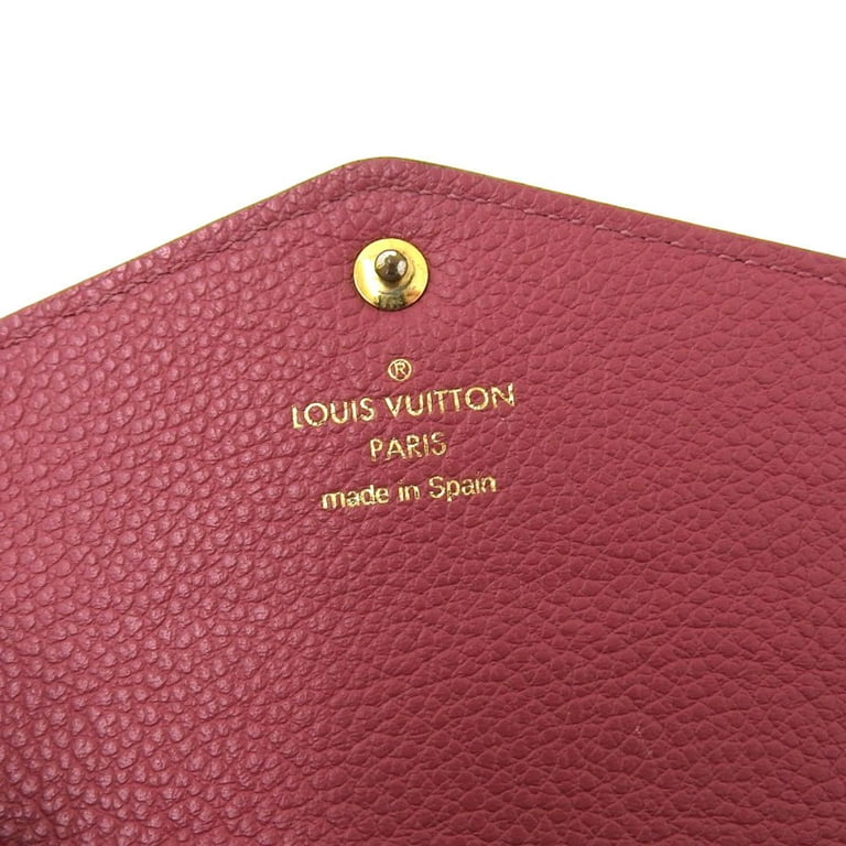 Louis Vuitton Wallet Monogram Implant Portefeuille Sarah Long Wallet