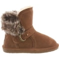 thumbnail image 3 of Bearpaw Kid's Koko Boots Brown Suede Sheepskin 4 Big Kid M, 3 of 6