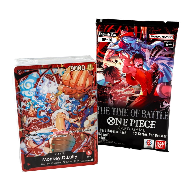 Bandai One Piece Trading Card Games RED Monkey.D. Luffy ST-31