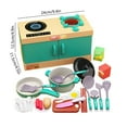 thumbnail image 3 of bxhwj 33-Piece Kids Kitchen Playset - Realistic Stove & Cuttable Vegetables - Learning Pretend Cooking Toy for Children, Interactive Gift for 3+ Year Olds, 3 of 6