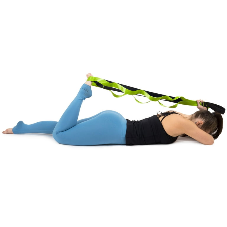 ProsourceFit Multi Loop Stretching Strap Green Walmart