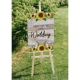 thumbnail image 5 of Darling Souvenir MADE WITH LOVE Sunflower BorderLargeWelcomeSign, Decorative PosterWelcomeTo Our Wedding Poster For Easel Wedding Collection- 18x12, 5 of 5