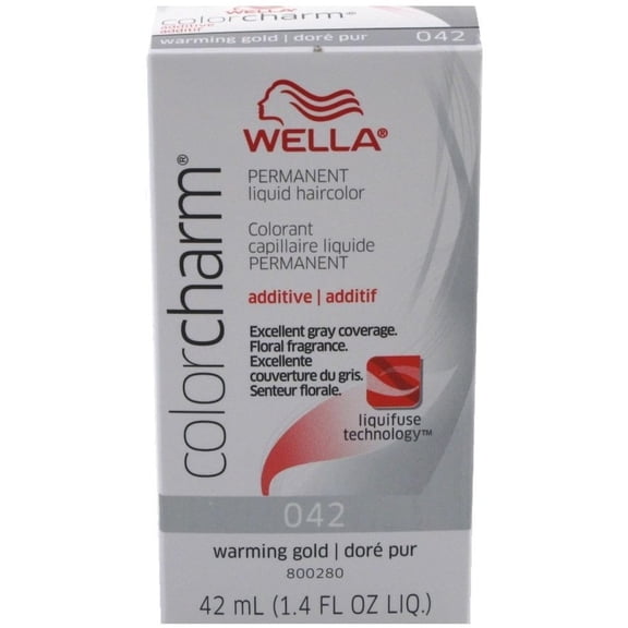 Wella Color Charm Liquid Haircolor 042 Warming Gold Dore' Pur, 1.4 oz