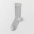 thumbnail image 7 of Lightweight Cotton Mesh,Elegant Embroidery,Ballet-Inspired Look,Women's Summer Mid-Calf Socks,Size One Size,7 Pair, 7 of 7