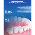 thumbnail image 5 of (5 pack) MySmile LP201 OLED Cordless Water Flosser for Teeth Braces, Gums, Dental Electric Power Flosser, Portable Oral Irrigator, 5 Modes, 8 Jet Tips,350ml , White, 5 of 10