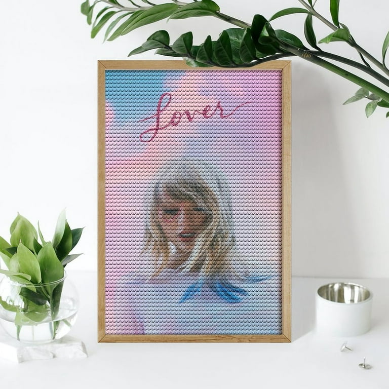 Taylor Swift Diamond Painting Kits for Adults Diamond Art Gem Art Painting  Full Drill Round Art Gem Painting Kit for Home Wall Decor 8x12
