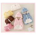 thumbnail image 4 of Boys Vest with Bear Ear Hood Sleeveless Jacket Outerwear Vests Winter Clothes Kids Clothes Girls 3-4 Years, 4 of 4