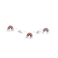 thumbnail image 1 of A Mano Manualidades De Bricolaje Nube De Viento Nórdico Decoración De Arco Iris Adornos De Cuerda De Cuentas De Madera Habitación De Los Niños Cuna Tienda Cama Cortina Decoración Advancent HA040742-01, 1 of 1