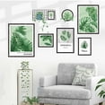 thumbnail image 6 of Efavormart Green Tropical Plant Leaves Flat Frame Wall Decals, Art Decor Stickers, 6 of 8