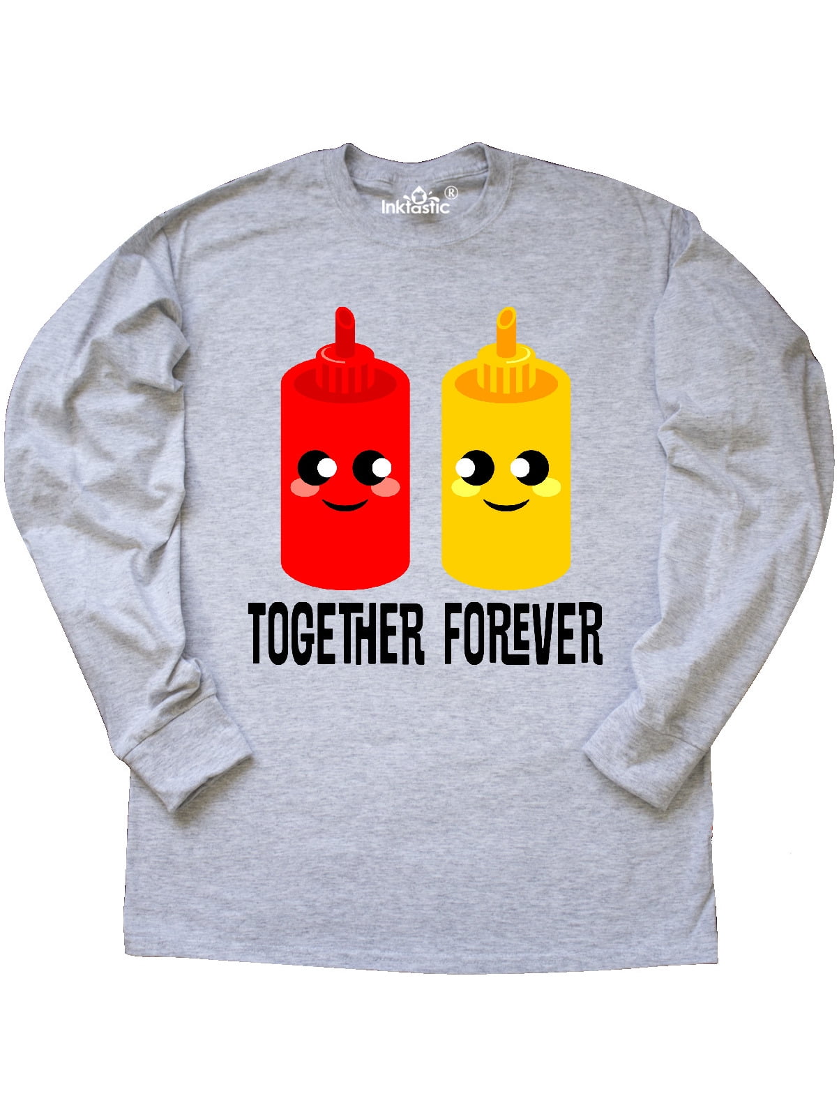 INKtastic Ketchup and Mustard Gift Long Sleeve TShirt