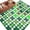 Green White, variant on Area Rugs 2.7'x5', Saint Patrick's Day Carpet for Living Room Bedroom Dining Room, Green Plaid Clovers Geometric Throw Kitchen Rugs Non Slip Washable Rectangle Indoor Outdoor Rugs