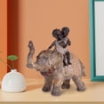thumbnail image 2 of Estatuilla de , estatua para niños, colecciones de esculturas, manualidades para mesa, sala de estar, decoración del hogar, Soledad Estatua de elefante, 2 of 8