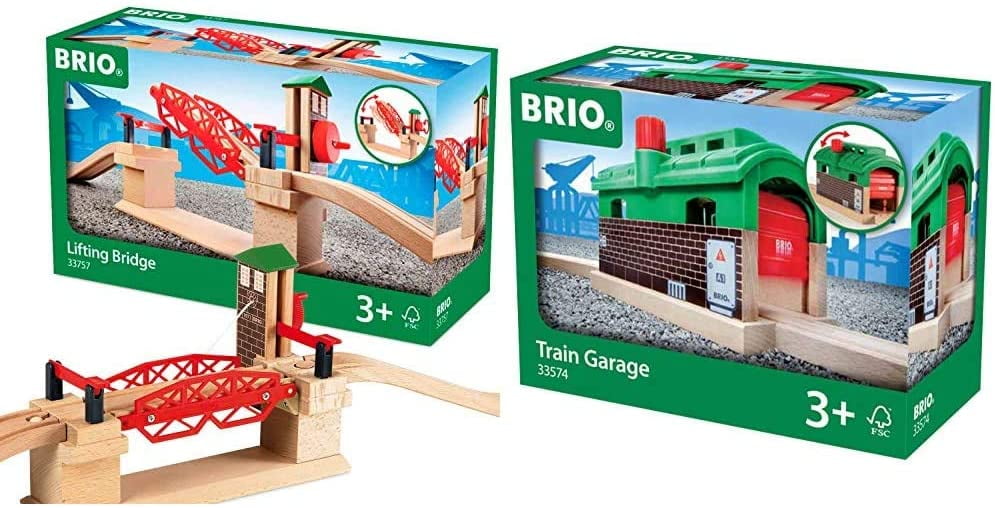 brio train garage